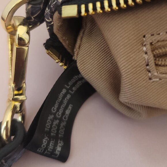 G.I.L.I. Blue Snakeskin Crossbody Bag - Picture 9 of 13